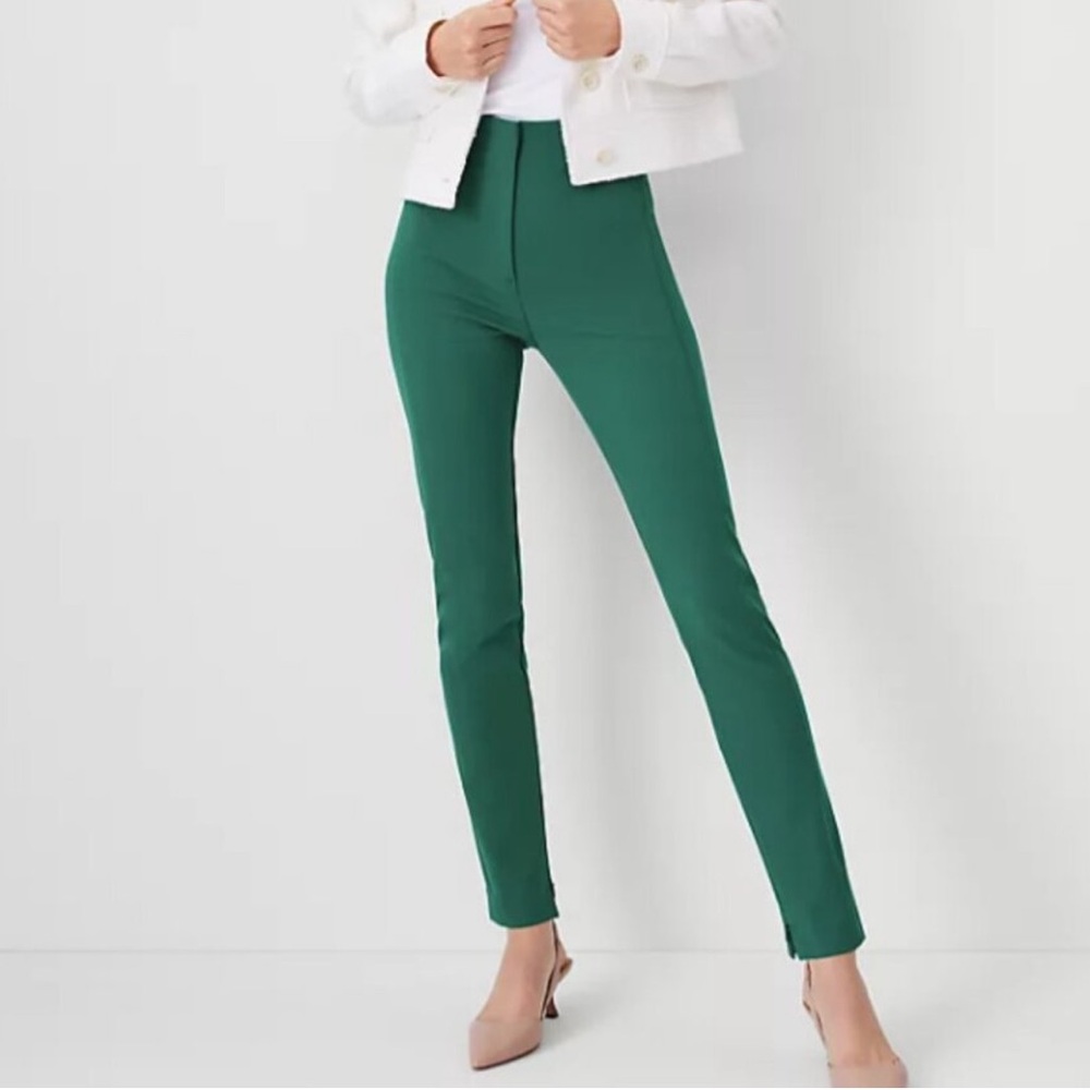 Ann Taylor Emerald Green Ankle Pants
